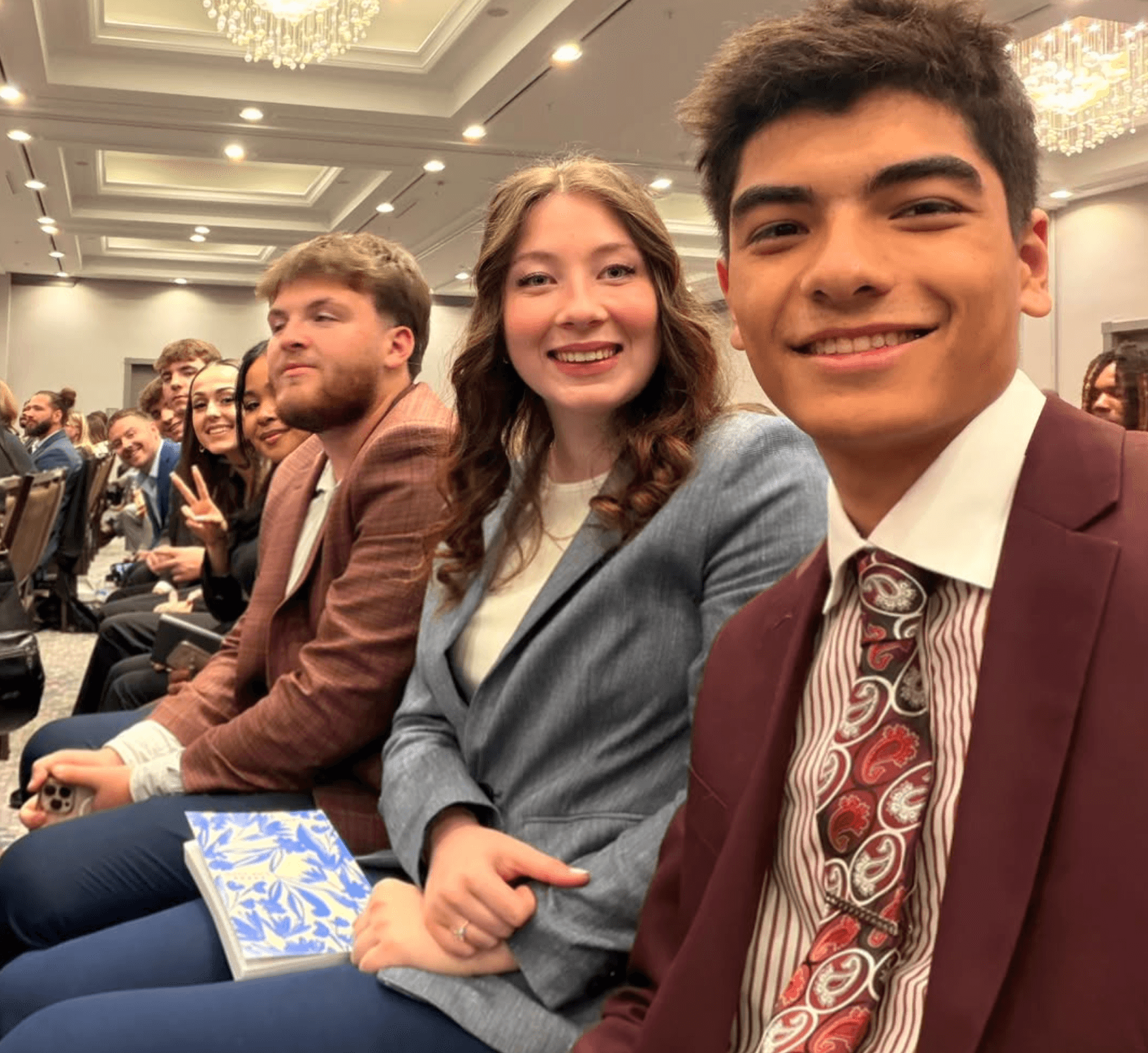 Revamped Marketing team members at a company event